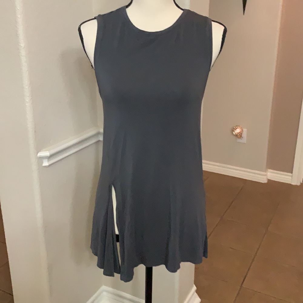 Fabletics gray tank top